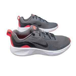 ⭐Nike Wear all day (GS) Trainers 6Y Big Kids Shoes Gray Red Sneakers CJ3816-201